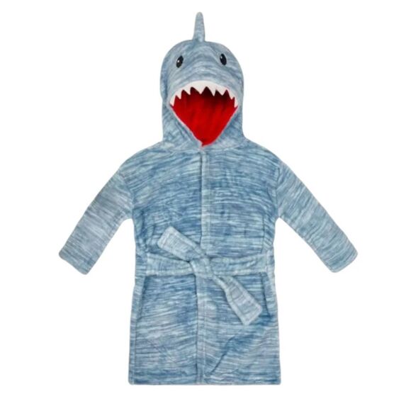 Shark Robe Bathtime size 0-9 months Modern Baby - Picture 1 of 11